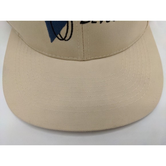 Bevcomm Embroidered Logo Snapback tan adjustable Otto Baseball Hat Cap - Picture 13 of 13